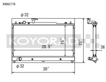 Mazda Mazdaspeed6 06-08 Aluminium Kylare Koyorad